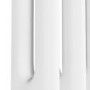 GRADE A1 - Reggio White Horizontal Double Column Traditional Radiator 600x1190mm 4091 BTU - Cast Iron Style