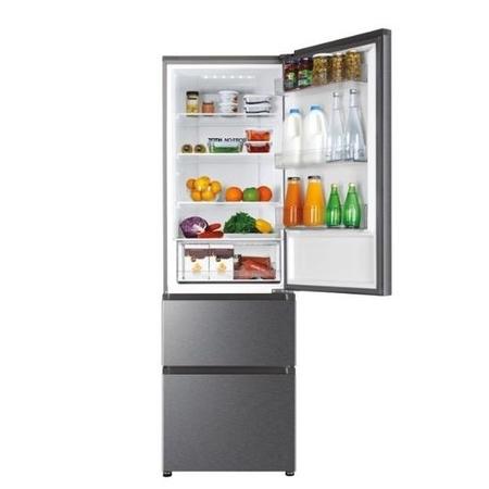Refurbished Haier HCTR3619FNMG Freestanding 348 Litre 60/40 Fridge Freezer