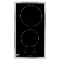 Refurbished Beko HDMC32400TX 29cm 2 Zone Ceramic Hob Black