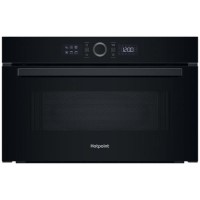 Refurbished GRADE A1 - Refurbished Hotpoint Class 4 HMD44MBUK Built In Microwave and Grill - Black