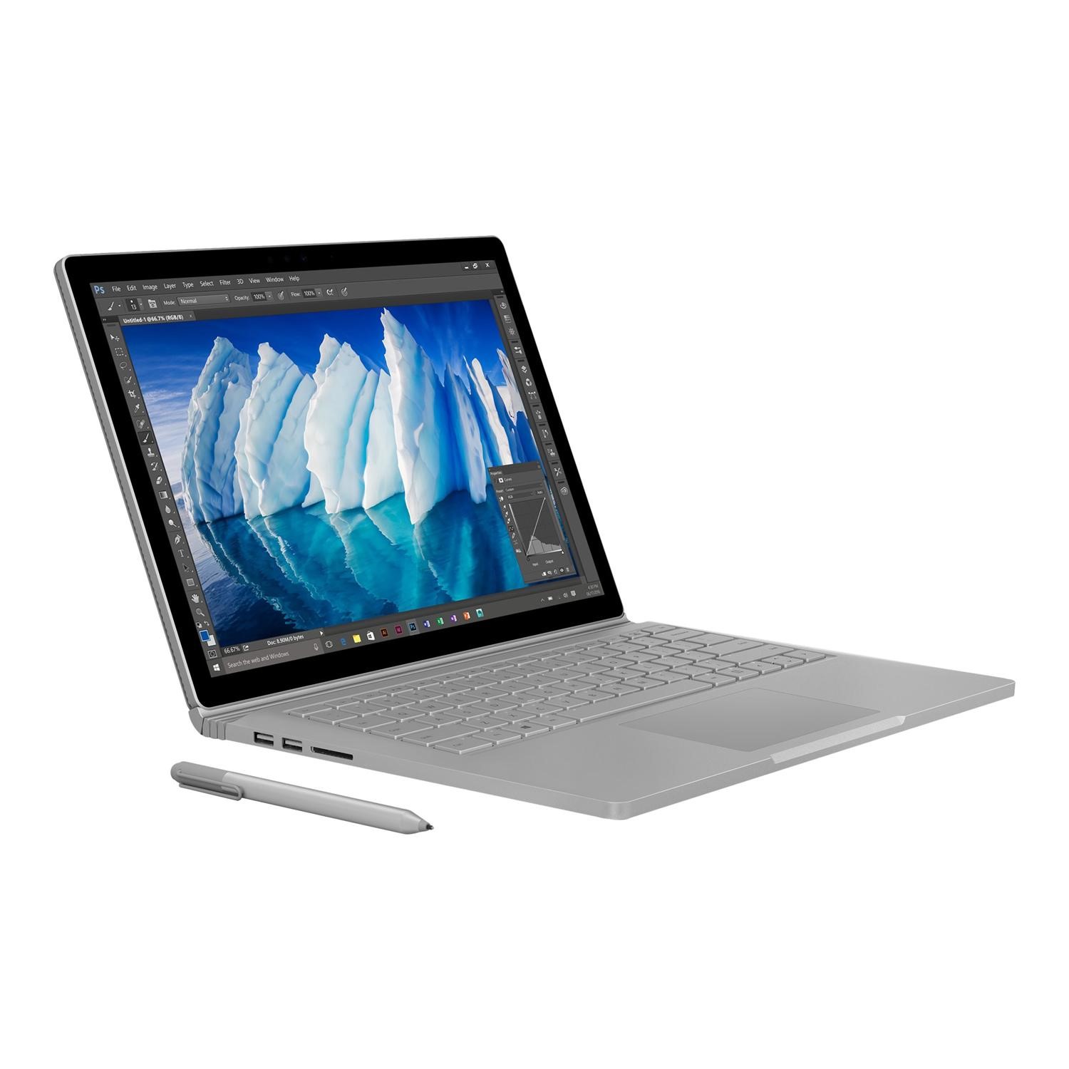 Refurbished Refurbished Microsoft SurfaceBook 2 Core i7-8650U 16GB 512GB  13.5 Inch GeForce GTX 1050 Touchscreen 2 in 1 Windows 10 Professional  Tablet