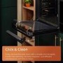 Refurbished Hotpoint Class 2 Multiflow HO 475P B UK Single Electric Fan Oven with DualClean - Black - A++ Rated
