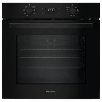 Refurbished Hotpoint Class 2 Multiflow HO 475P B UK Single Electric Fan Oven with DualClean - Black - A++ Rated