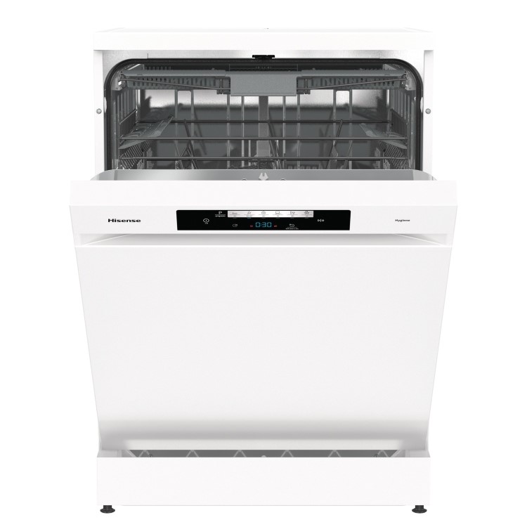 Refurbished Hisense HS643D60WUK 16 Place Freestanding Dishwasher White
