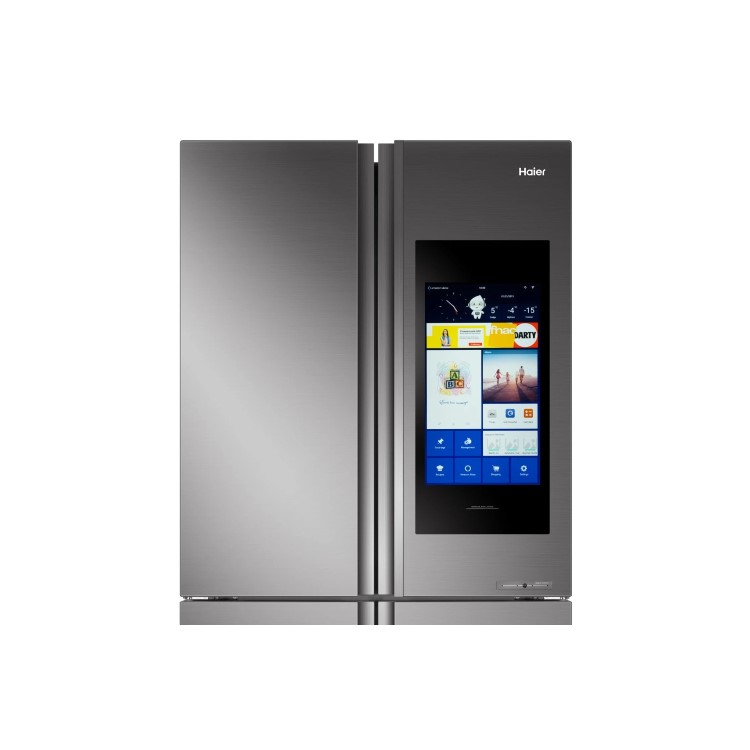 Refurbished Haier HTF-552DGS6U1 Freestanding 543 Litre American Fridge Freezer