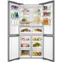 Refurbished Haier HTF-552DGS6U1 Freestanding 543 Litre American Fridge Freezer