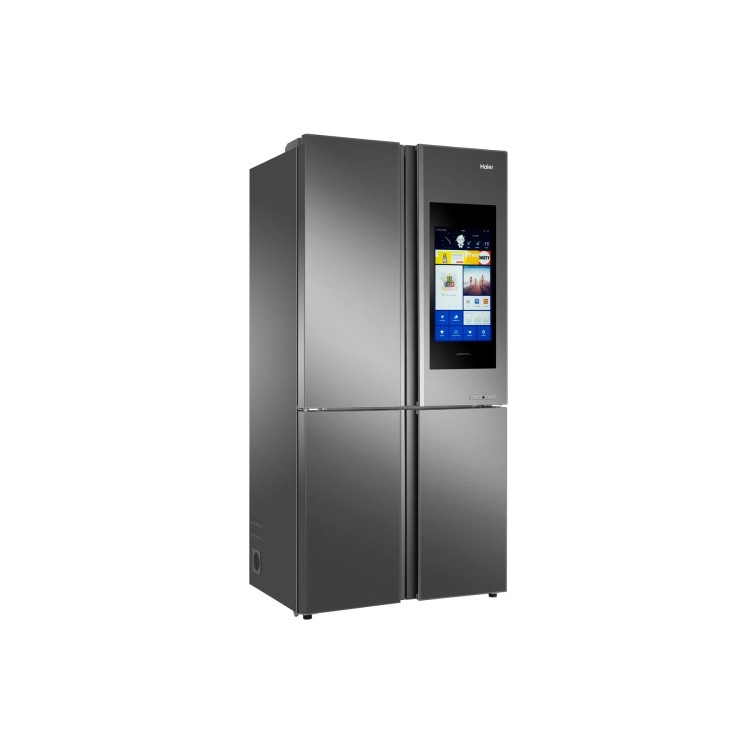 Refurbished Haier HTF-552DGS6U1 Freestanding 543 Litre American Fridge Freezer