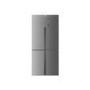 Refurbished Haier HTF-556DP6 Freestanding 456 Litre 70/30 American Fridge Freezer Silver