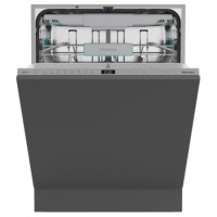 Refurbished Hisense Full-Size Fully Integrated  - Automatic Programme; Intensive Programme; Eco Programme; Programme Hygiene; Crystal glasses; Short Programme; Night Programme, 16ps, silver control pa