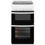 Refurbished Indesit ID5G00KMWL 50cm Double Cavity Gas Cooker With Lid White