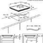 Refurbished AEG 6000 Series IKX64301CB 60cm 4 Zone Induction Hob