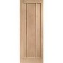 GRADE A1 - Internal Oak 3-Panel Door - Unfinished - 2032 x 813 x 35mm - Worcester - XL Joinery