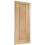 GRADE A1 - Internal Oak 3-Panel Door - Unfinished - 2032 x 813 x 35mm - Worcester - XL Joinery