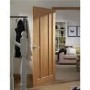 GRADE A1 - Internal Oak 3-Panel Door - Unfinished - 2032 x 813 x 35mm - Worcester - XL Joinery
