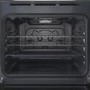 Refurbished Indesit Click&Clean Electric Single Oven - Stainless Steel