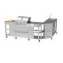 GRADE A1 - Boss Grill Texas Premium Modular Outdoor Kitchen - 4 Burner Gas BBQ Grill with Side Burner - Stainless Steel