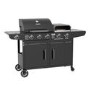 GRADE A1 - Boss Grill Forno 3-in-1 3 Burner Gas BBQ with Pizza Oven - Black
