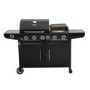 GRADE A1 - Boss Grill Forno 3-in-1 3 Burner Gas BBQ with Pizza Oven - Black