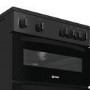 Refurbished Indesit 60cm Twin Cavity Electric Cooker - Black
