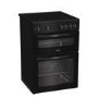 Refurbished Indesit 60cm Twin Cavity Electric Cooker - Black
