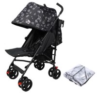GRADE A1 - Babyway Lightweight Stroller with Raincover & Cup Holder in Animal Design by Jane Foster