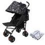 GRADE A1 - Babyway Lightweight Stroller with Raincover & Cup Holder in Animal Design by Jane Foster