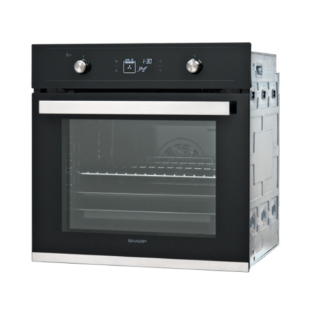 Refurbished Sharp K-61V28BM1-EN 60cm Single Built In Electric Oven