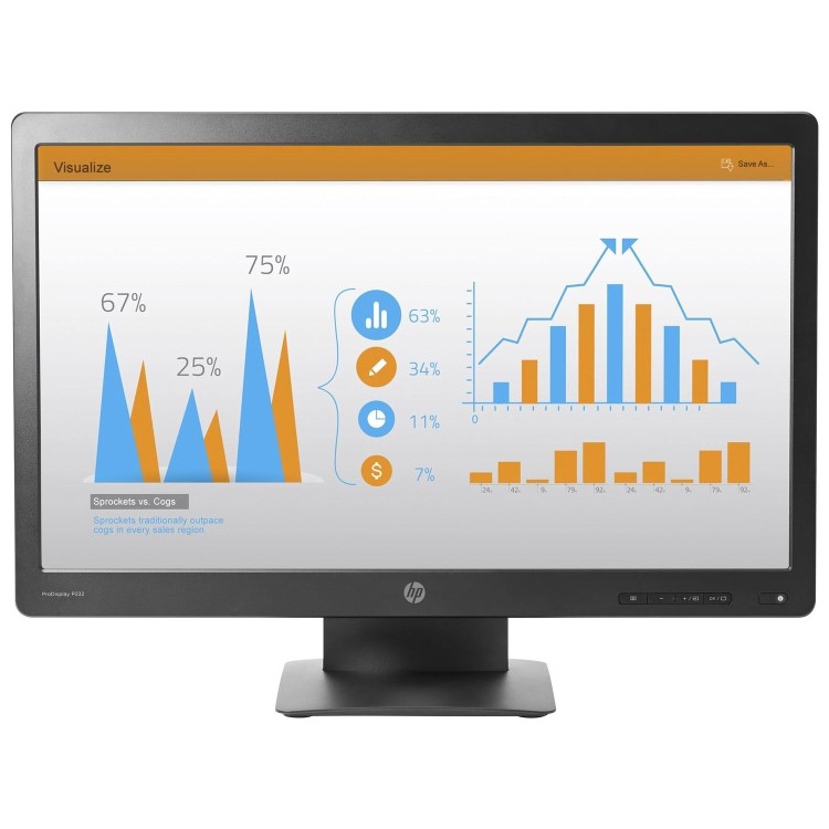 Refurbished HP ProDisplay P232 23" FHD LED Monitor