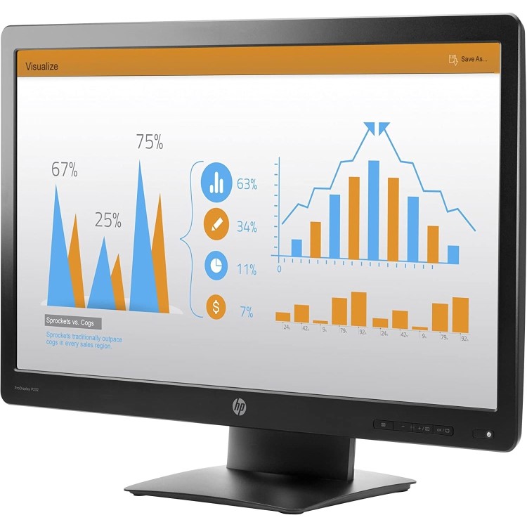 Refurbished HP ProDisplay P232 23" FHD LED Monitor