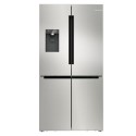 A1/KFD96APEA Refurbished Bosch Series 6 574 Litre Four Door American Fridge Freezer - Inox - Inox-easyclean