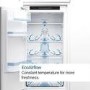 Refurbished Bosch Series 2 249 Litre 50/50 Integrated Fridge Freezer - White