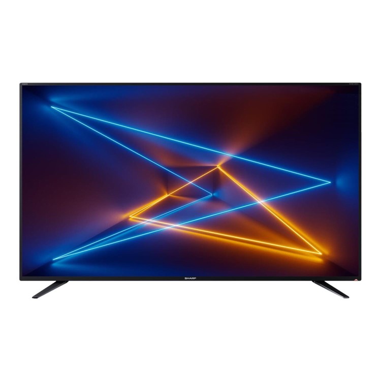 Refurbished Sharp 55" 4K Ultra HD with HDR LED Freeview HD Smart TV without Stand