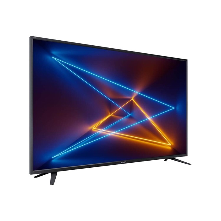 Refurbished Sharp 55" 4K Ultra HD with HDR LED Freeview HD Smart TV without Stand