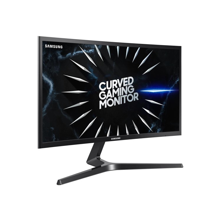 Refurbished Samsung LC24RG50FQUXEN 24" FHD LED Curved Monitor - Black