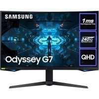 Refurbished Samsung Odyssey Neo G7 27" VA WQHD 240Hz 1ms Curved Gaming Monitor