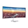 Refurbished Samsung LC34J791WTPXXU 34" VA QHD LED FreeSync Curved Monitor - White & Silver