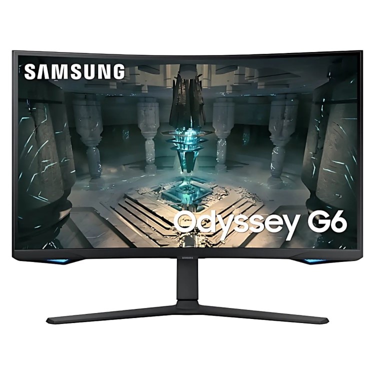 Refurbished Samsung Odyssey G6 LS32BG650EUXXU 32" QHD 240Hz 1ms Curved Smart Gaming Monitor