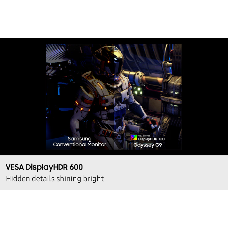 Refurbished Samsung Odyssey G91F 49" VA DQHD 144Hz 1ms UltraWide Curved Gaming Monitor