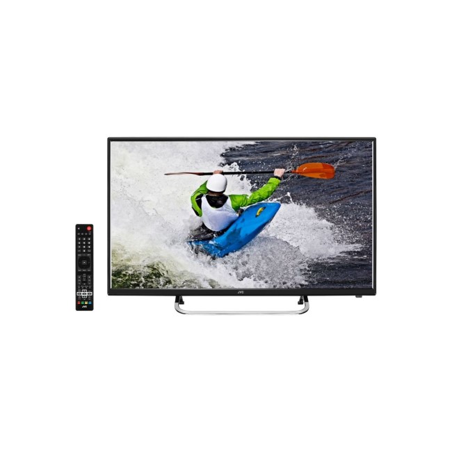 GRADE A1 - JVC LT-55C550 55" 1080p Full HD LED TV with Freeview HD - Wall mount only - No stand provided
