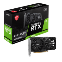 Box Opened MSI 6GB GDDR6 GeForce RTX 3050 Graphics Card