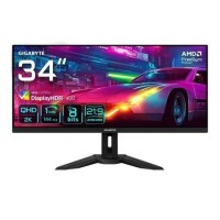 Refurbished Gigabyte M34WQ 34" IPS UltraWide WQHD 144Hz FreeSync Gaming Monitor