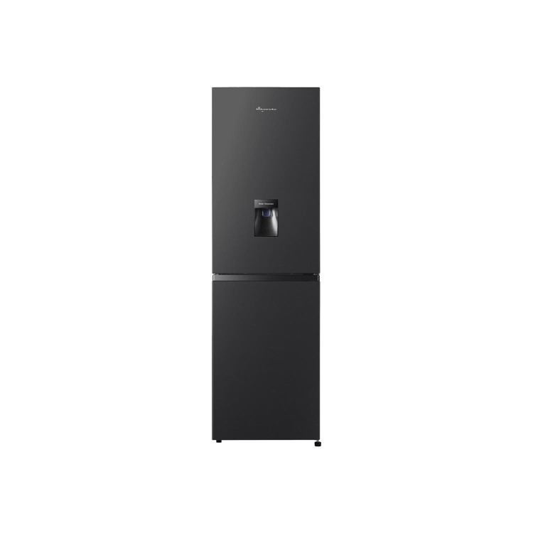 Refurbished Fridgemaster MC55251MDB Freestanding 251 Litre 60/40 Frost Free Fridge Freezer Black