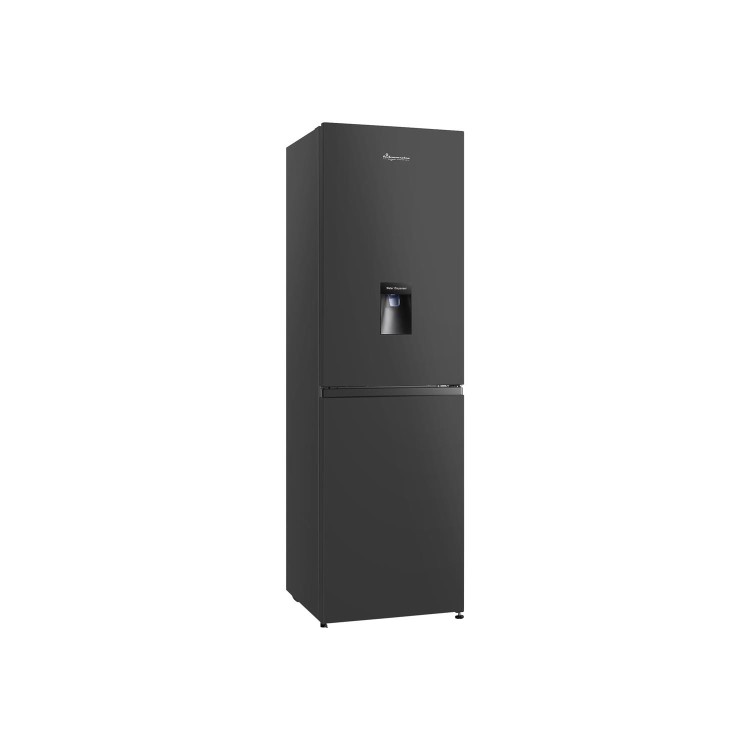 Refurbished Fridgemaster MC55251MDB Freestanding 251 Litre 60/40 Frost Free Fridge Freezer Black
