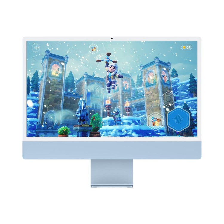 Apple iMac 2021 M1 8 Core CPU 8 Core GPU 8GB 256GB SSD 24 Inch 4.5K All-in-One - Blue