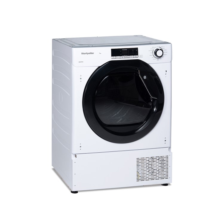 Refurbished Montpellier MIHP70 Integrated Heat Pump 7KG Tumble Dryer White