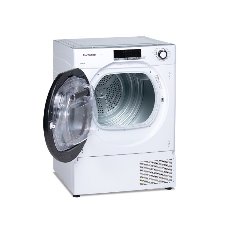 Refurbished Montpellier MIHP70 Integrated Heat Pump 7KG Tumble Dryer White