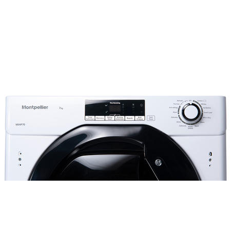 Refurbished Montpellier MIHP70 Integrated Heat Pump 7KG Tumble Dryer White