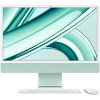 Refurbished Apple iMac 2023 M3 8 Core CPU 8 Core GPU 8GB 256GB SSD 24 Inch 4.5K All-in-One - Green