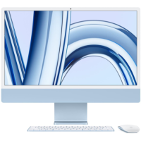 Apple iMac 2023 M3 8-Core CPU 10-Core GPU 8GB RAM 512GB SSD 24 Inch 4.5K All-in-One PC - Blue