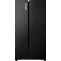 Fridgemaster 519 Litre Side-By-Side American Fridge Freezer - Black